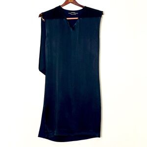 All Saints Sleeveless Dress Size 4 Black Rave Gen X LBD Date Night Quiet‎ Luxury